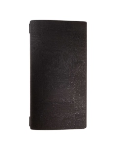 Porta Menu A4 SLIM (17,4x31,8 cm) senza etichetta solo elastico nero SUGHERO NERO sp. 2.5