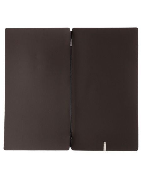 Porta Menu A4 SLIM (17,4x31,8 cm) senza etichetta solo elastico nero SUGHERO NERO sp. 2.5