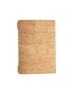 Porta Menu A5 (16,5x23,1 cm) senza etichetta solo elastico nero SUGHERO NATURALE sp. 1.4