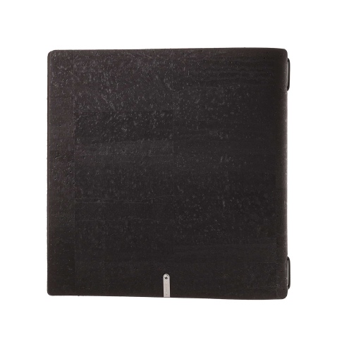 Porta Menu QUADRATO (23x23,1 cm) senza etichetta solo elastico nero SUGHERO NERO sp. 2.5