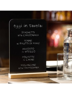 Lavagna D4 STYLE MODIGLIANI 21x29 da tavolo base colore PINO 2