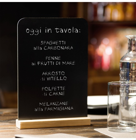 Lavagna D4 STYLE MODIGLIANI 21x29 da tavolo base colore PINO