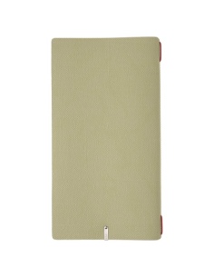 Porta Menu A4 SLIM (17,4x31,8 cm) senza etichetta 2 buste (4 facciate) elastico rosso JUTA SALVIA 2