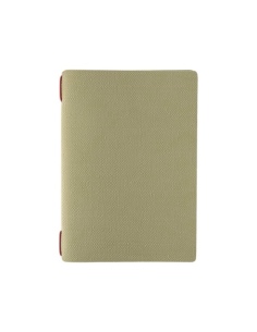 Porta Menu A5 (16,5x23,1 cm) senza etichetta 2 buste (4 facciate) elastico rosso JUTA SALVIA