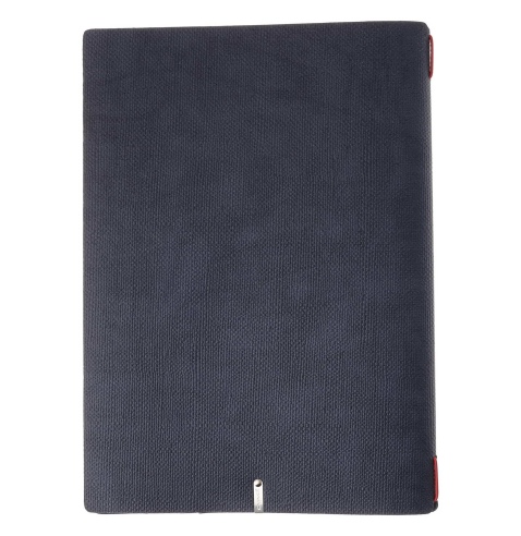 Porta Menu A4 (23,2x31,8 cm) senza etichetta 2 buste (4 facciate) elastico rosso JUTA BLU