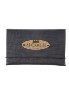 BILL porta conto/resto etichetta PATCH "personalizzata" (minimo 18 pezzi) CHEF BLU