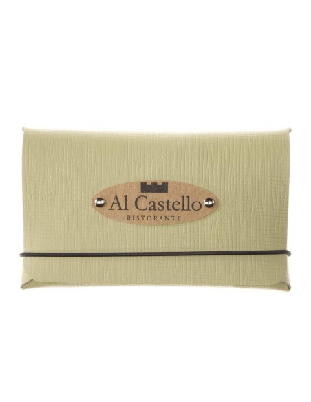 BILL porta conto/resto etichetta PATCH "personalizzata" (minimo 18 pezzi) CHEF SALVIA