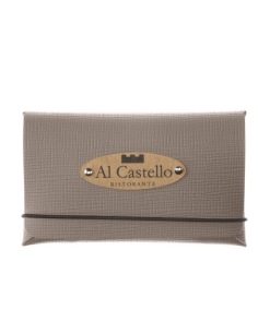 BILL porta conto/resto etichetta PATCH "personalizzata" (minimo 18 pezzi) CHEF TORTORA