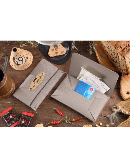 BILL porta conto/resto etichetta PATCH "personalizzata" (minimo 18 pezzi) CHEF TORTORA