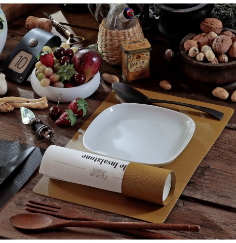 TOVAGLIETTE TAPPETINI D'ARREDO 23x35 cm pezzo singolo CHEF OCRA