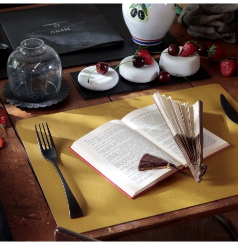 TOVAGLIETTE TAPPETINI D'ARREDO 30x40 cm pezzo singolo CHEF OCRA