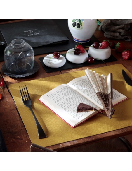 TOVAGLIETTE TAPPETINI D'ARREDO 30x40 cm pezzo singolo CHEF OCRA