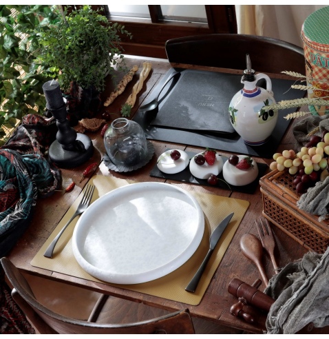 TOVAGLIETTE TAPPETINI D'ARREDO 30x40 cm pezzo singolo CHEF OCRA