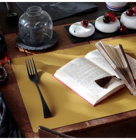 TOVAGLIETTE TAPPETINI D'ARREDO 30x45 cm pezzo singolo CHEF OCRA