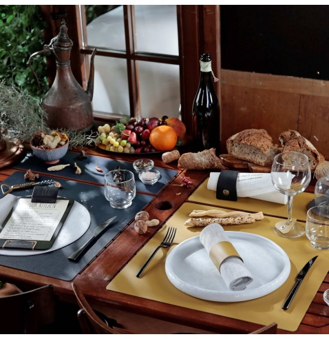 TOVAGLIETTE TAPPETINI D'ARREDO 48x15 cm pezzo singolo CHEF OCRA
