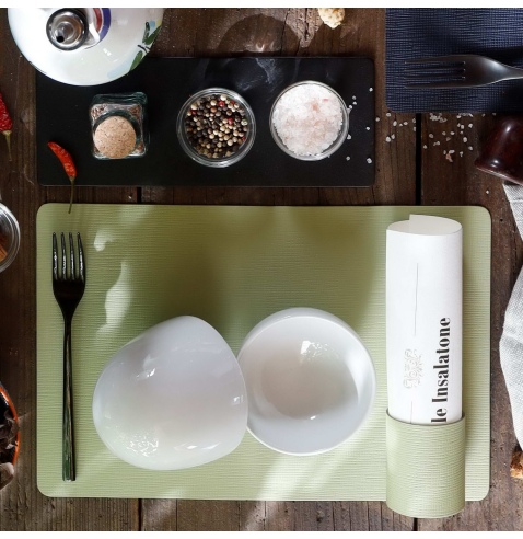 TOVAGLIETTE TAPPETINI D'ARREDO 23x35 cm pezzo singolo CHEF SALVIA