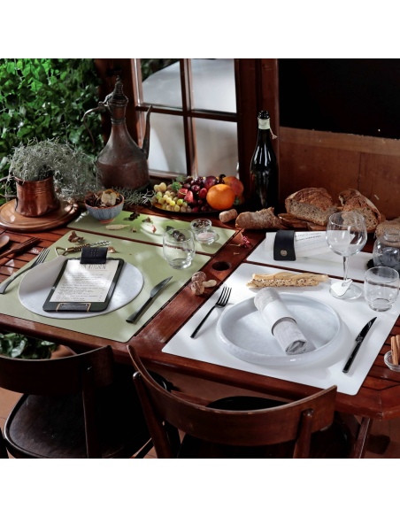 TOVAGLIETTE TAPPETINI D'ARREDO 48x15 cm pezzo singolo CHEF SALVIA