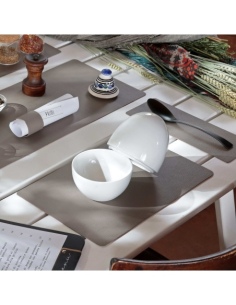 PLACEMATS 32x21 cm single piece CHEF DOVE GREY 2