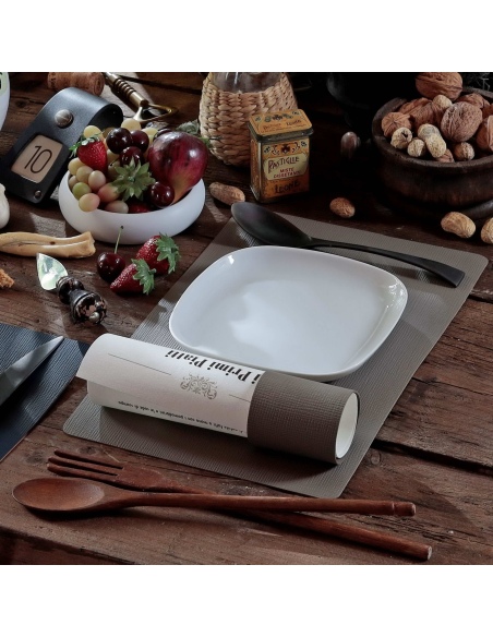 TOVAGLIETTE TAPPETINI D'ARREDO 23x35 cm pezzo singolo CHEF TORTORA