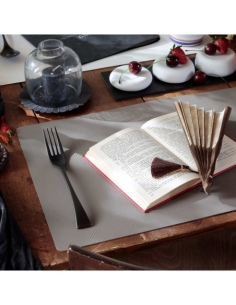 TOVAGLIETTE TAPPETINI D'ARREDO 45x30 cm pezzo singolo CHEF TORTORA 2
