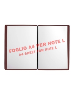 NOTE PORTFOLIO L-A5 taccuino con fogli CHEF BORDEAUX 2