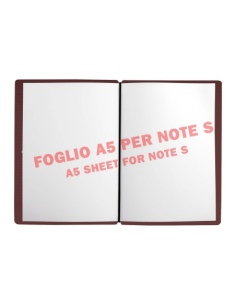 NOTE PORTFOLIO S-A6 taccuino con fogli CHEF BORDEAUX 2