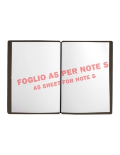 NOTE PORTFOLIO S-A6 taccuino con fogli CHEF MARRONE 2