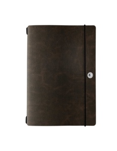 NOTE PORTFOLIO L-A5 taccuino con fogli JUTA MARRONE
