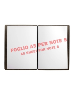 NOTE PORTFOLIO S-A6 taccuino con fogli JUTA MARRONE 2