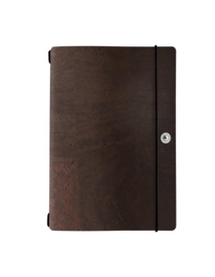 NOTE PORTFOLIO L-A5 taccuino con fogli SUGHERO MARRONE sp. 2.5