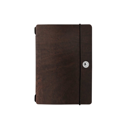 NOTE PORTFOLIO S-A6 taccuino con fogli SUGHERO MARRONE sp. 2.5