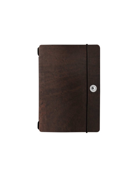 NOTE PORTFOLIO S-A6 taccuino con fogli SUGHERO MARRONE sp. 2.5