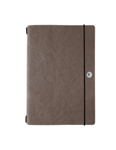 NOTE PORTFOLIO L-A5 taccuino con fogli ECOMENU MARRONE