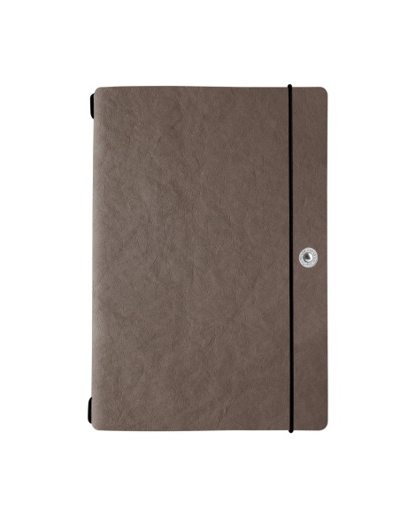 NOTE PORTFOLIO L-A5 taccuino con fogli ECOMENU MARRONE
