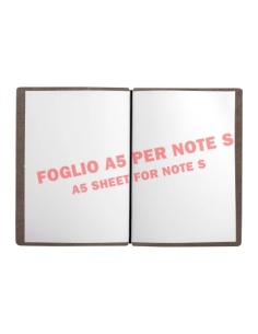 NOTE PORTFOLIO S-A6 taccuino con fogli ECOMENU MARRONE 2