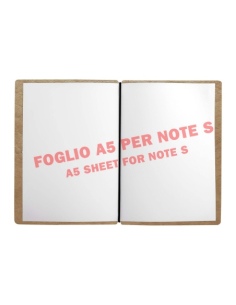 NOTE PORTFOLIO S-A6 taccuino con fogli ECOMENU NATURALE 2