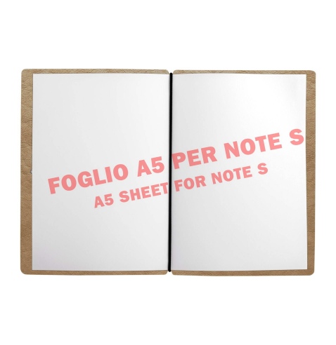 NOTE PORTFOLIO S-A6 taccuino con fogli ECOMENU NATURALE