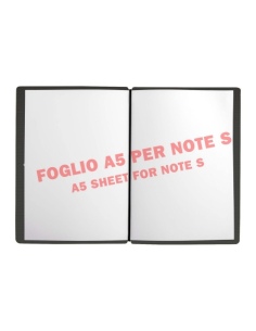 NOTE PORTFOLIO S-A6 taccuino con fogli CHEF NERO 2