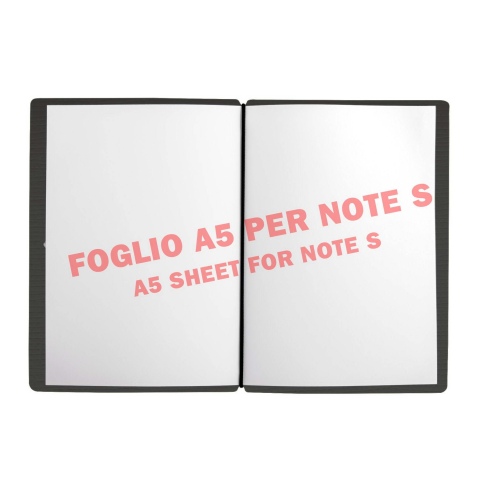 NOTE PORTFOLIO S-A6 taccuino con fogli CHEF NERO