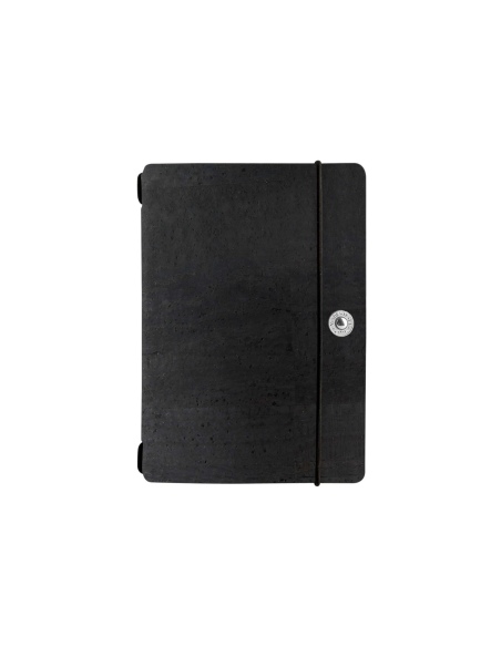 NOTE PORTFOLIO S-A6 taccuino con fogli SUGHERO NERO sp. 2.5