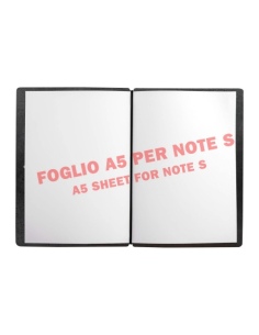 NOTE PORTFOLIO S-A6 taccuino con fogli SUGHERO NERO sp. 2.5 2