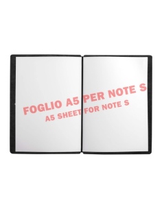 NOTE PORTFOLIO S-A6 taccuino con fogli ECOMENU NERO 2