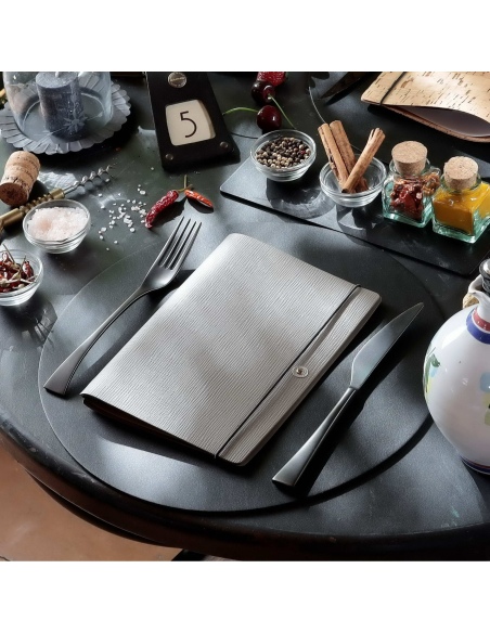NOTE PORTFOLIO L-A5 taccuino con fogli CHEF TORTORA
