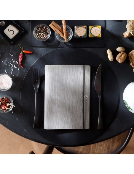 NOTE PORTFOLIO L-A5 taccuino con fogli CHEF TORTORA