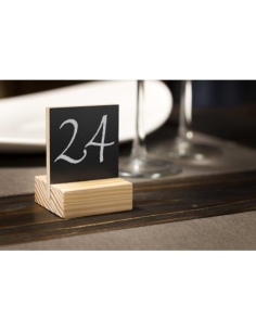 Lavagna D4 STYLE MODIGLIANI 5,5x6,5 cm da tavolo base colore PINO 2