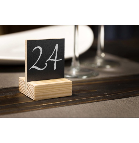 Lavagna D4 STYLE MODIGLIANI 5,5x6,5 cm da tavolo base colore PINO