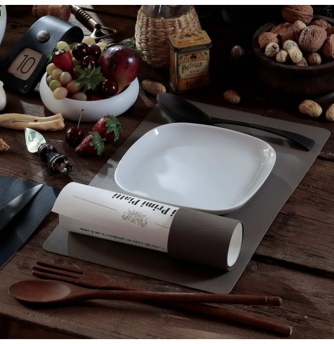 BELT M porta tovagliolo conf. 6 pz. CHEF TORTORA