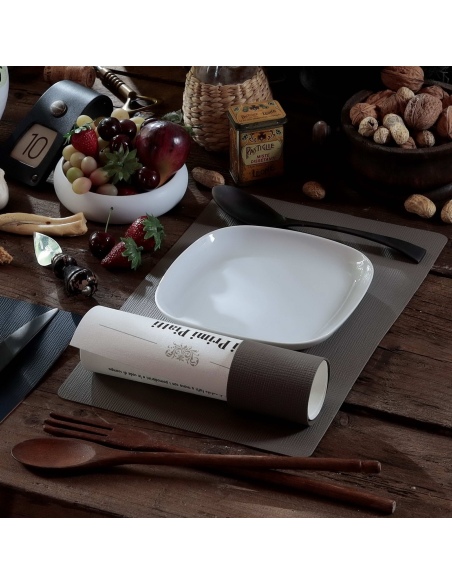 BELT M porta tovagliolo conf. 6 pz. CHEF TORTORA