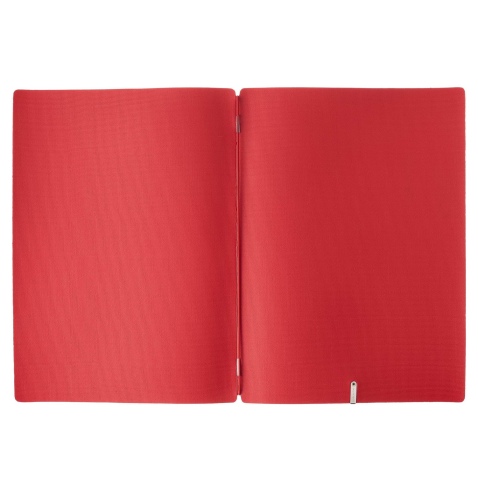 Porta Menu A4 (23,2x31,8 cm) senza etichetta solo elastico rosso JUTA BICOLOR
