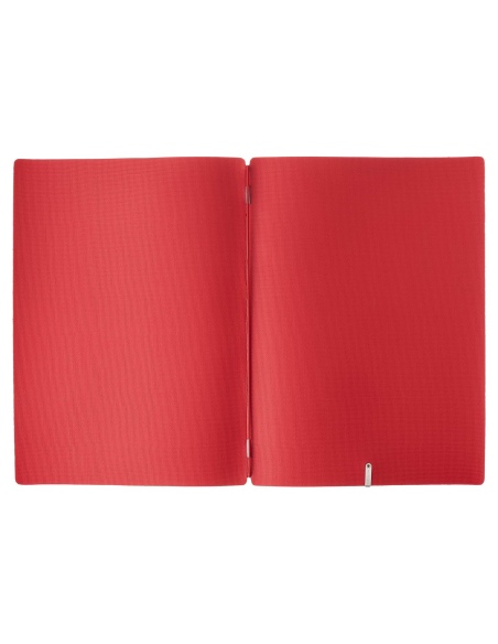 Porta Menu A4 (23,2x31,8 cm) senza etichetta solo elastico rosso JUTA BICOLOR
